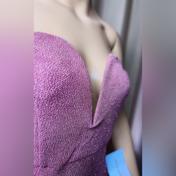 Strapless Deep-Sweetheart Long Mermaid Event Dress - Picture 9 of 12